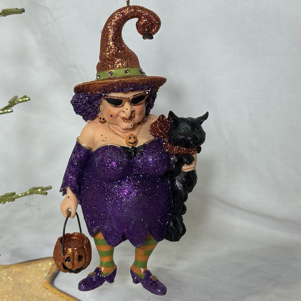 December Diamonds Zelda & Zelda II Witch Ornaments Lot of 2 Rare VTG *Read